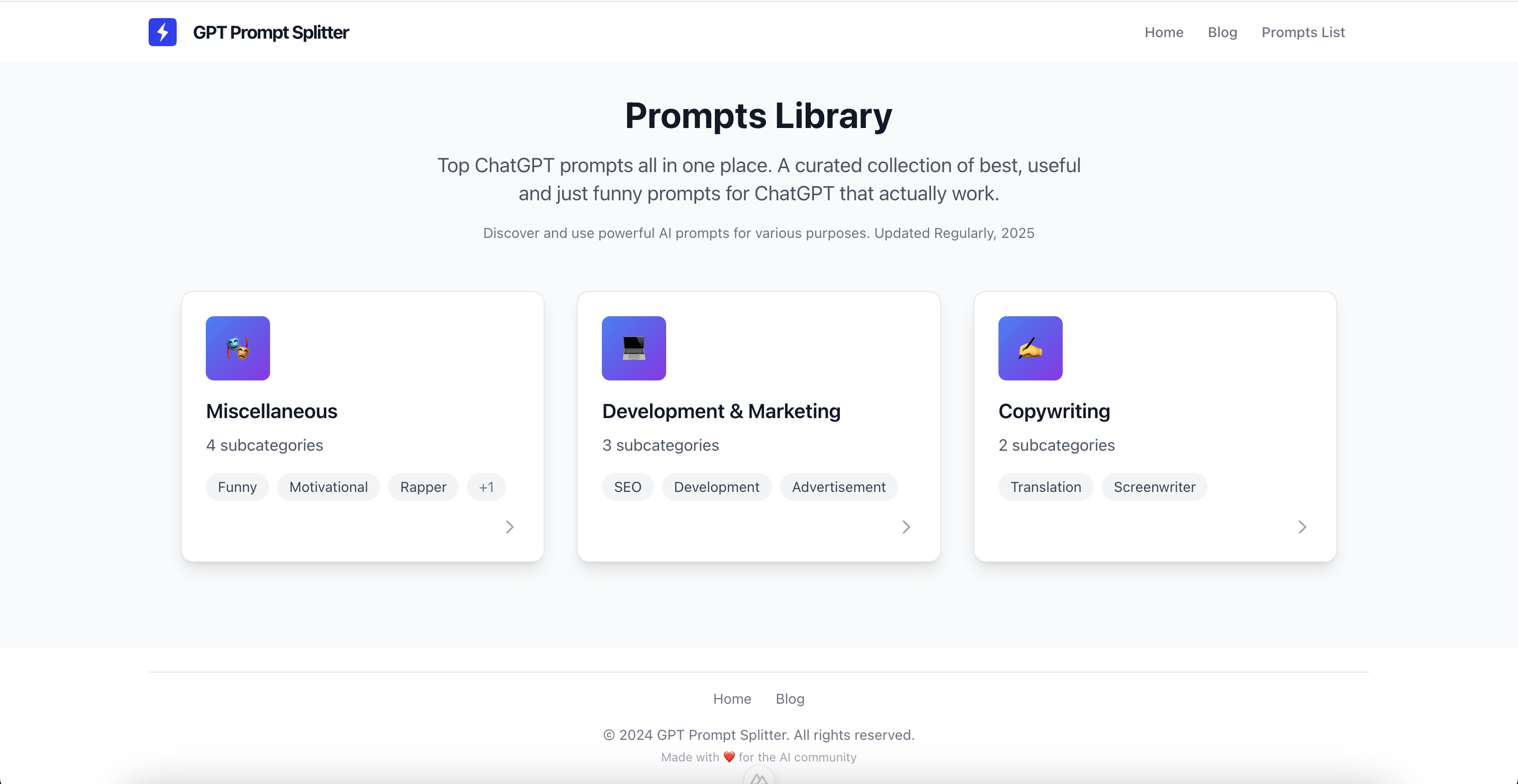 Prompt Library